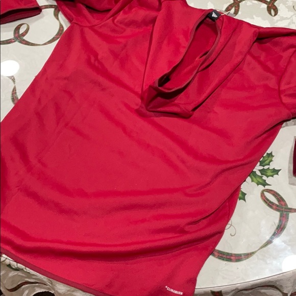 Dark Red ClimaWarm Hoodie from Adidas - Picture 3 of 3